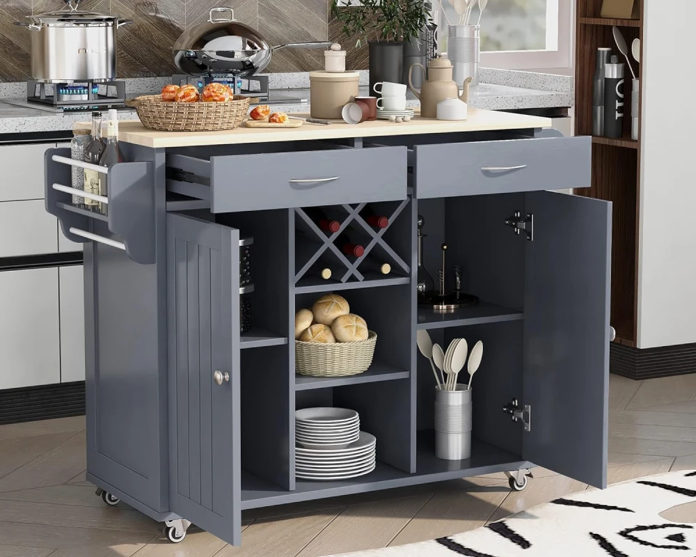 movable kitchen island small